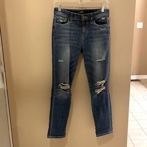 Joe’s distressed denim jeans